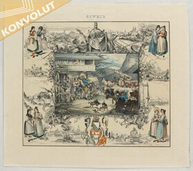 Schweiz. 40 Bll. Bertius, de Fer, Koppmayer u.a.