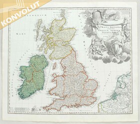 Großbritannien. 10 Bll. Homann, Blaeu u.a.