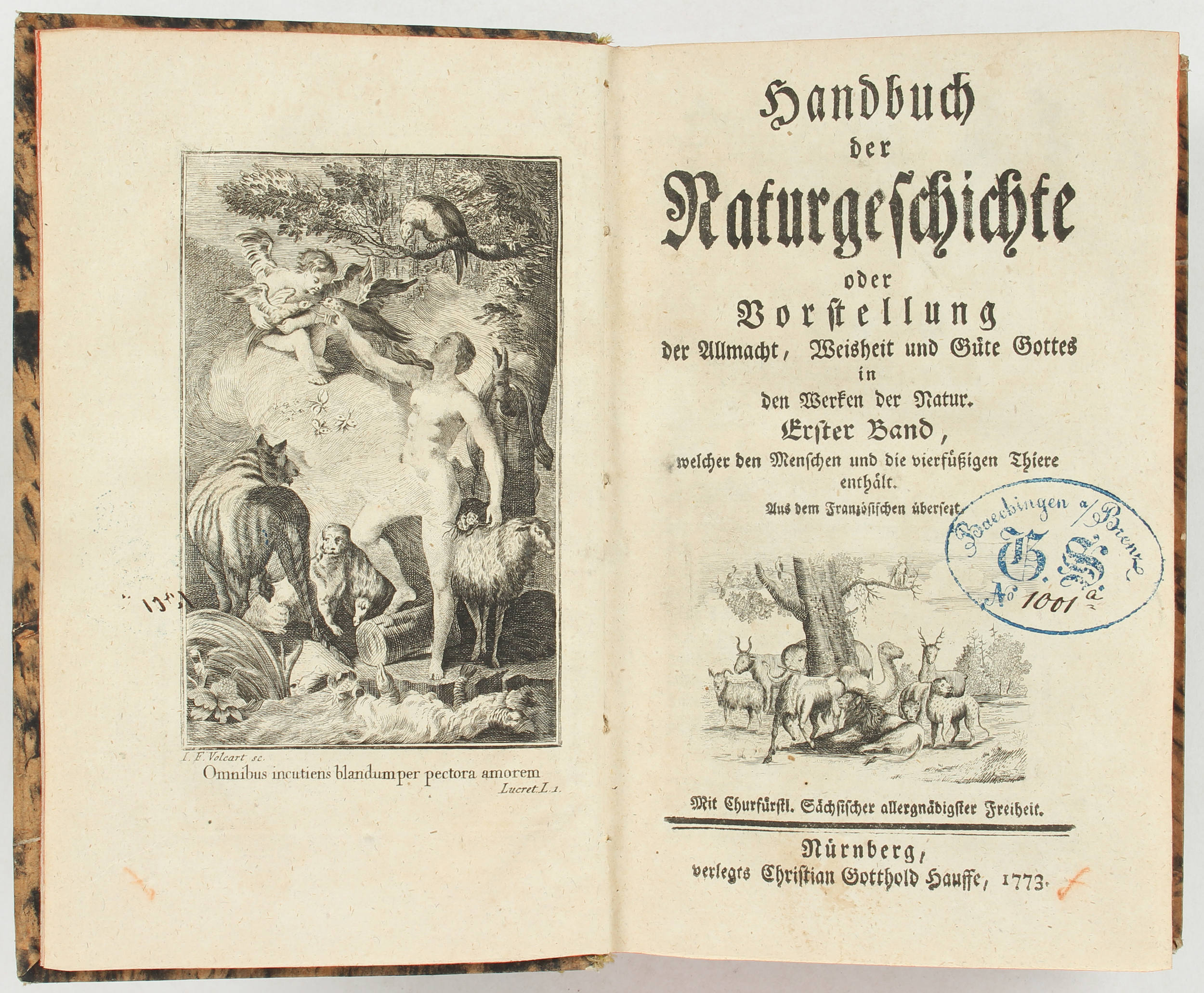 Beaurieu, Handbuch der Naturgeschichte. 4 Bde.