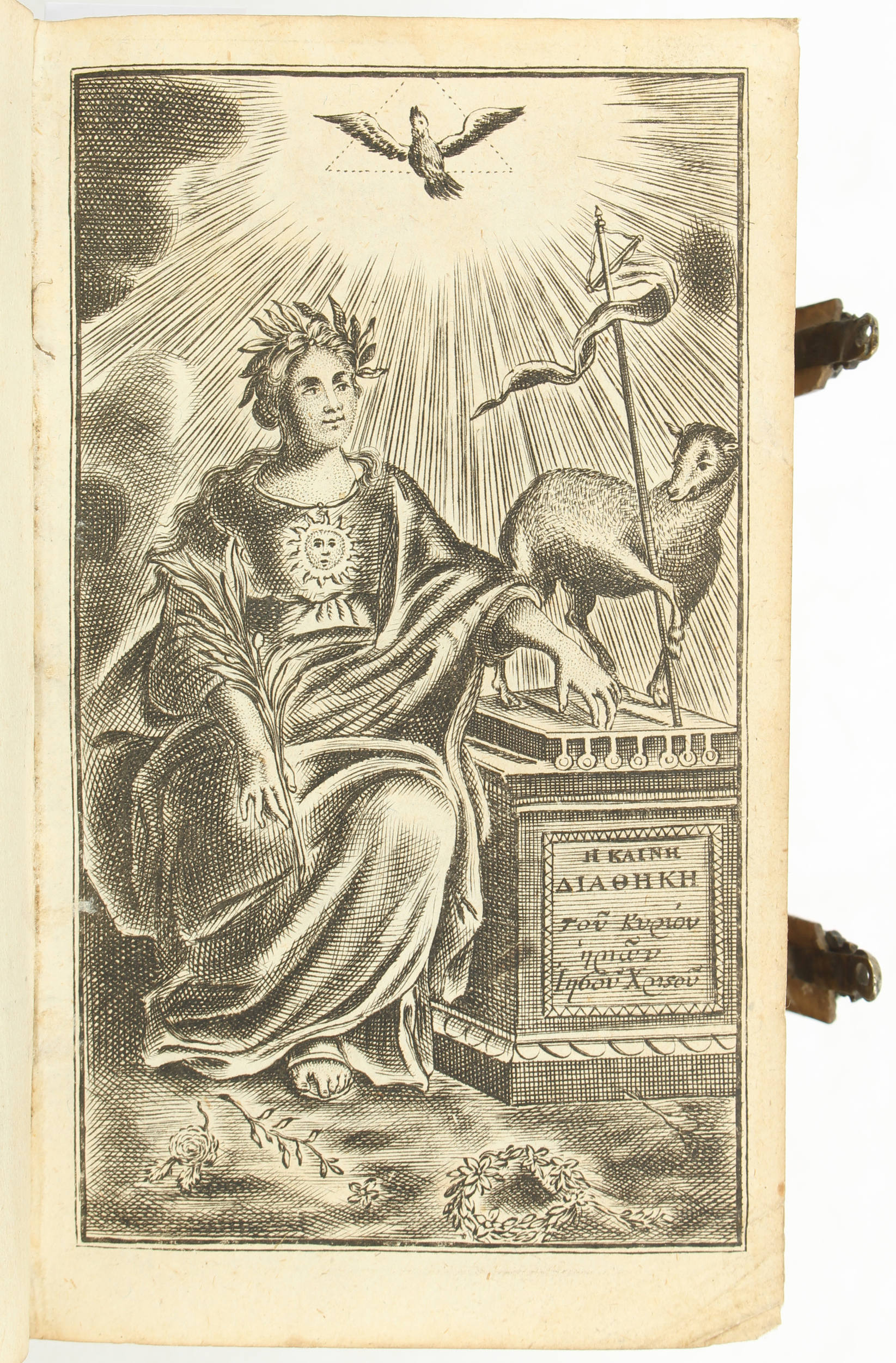 Bauerneinband (über Novum testamentum griech.-lat.)