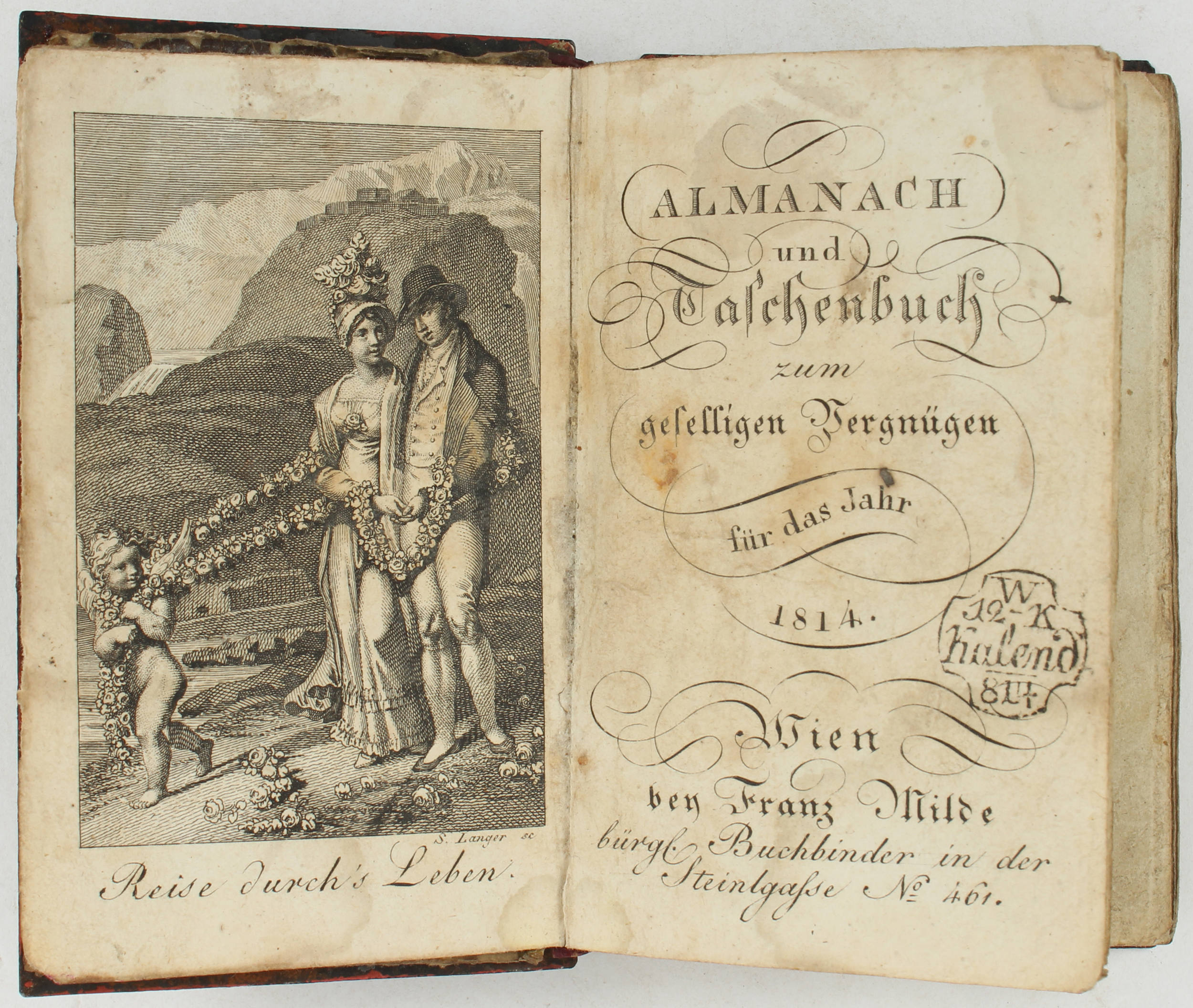 Blecheinband (über Almanach 1814)