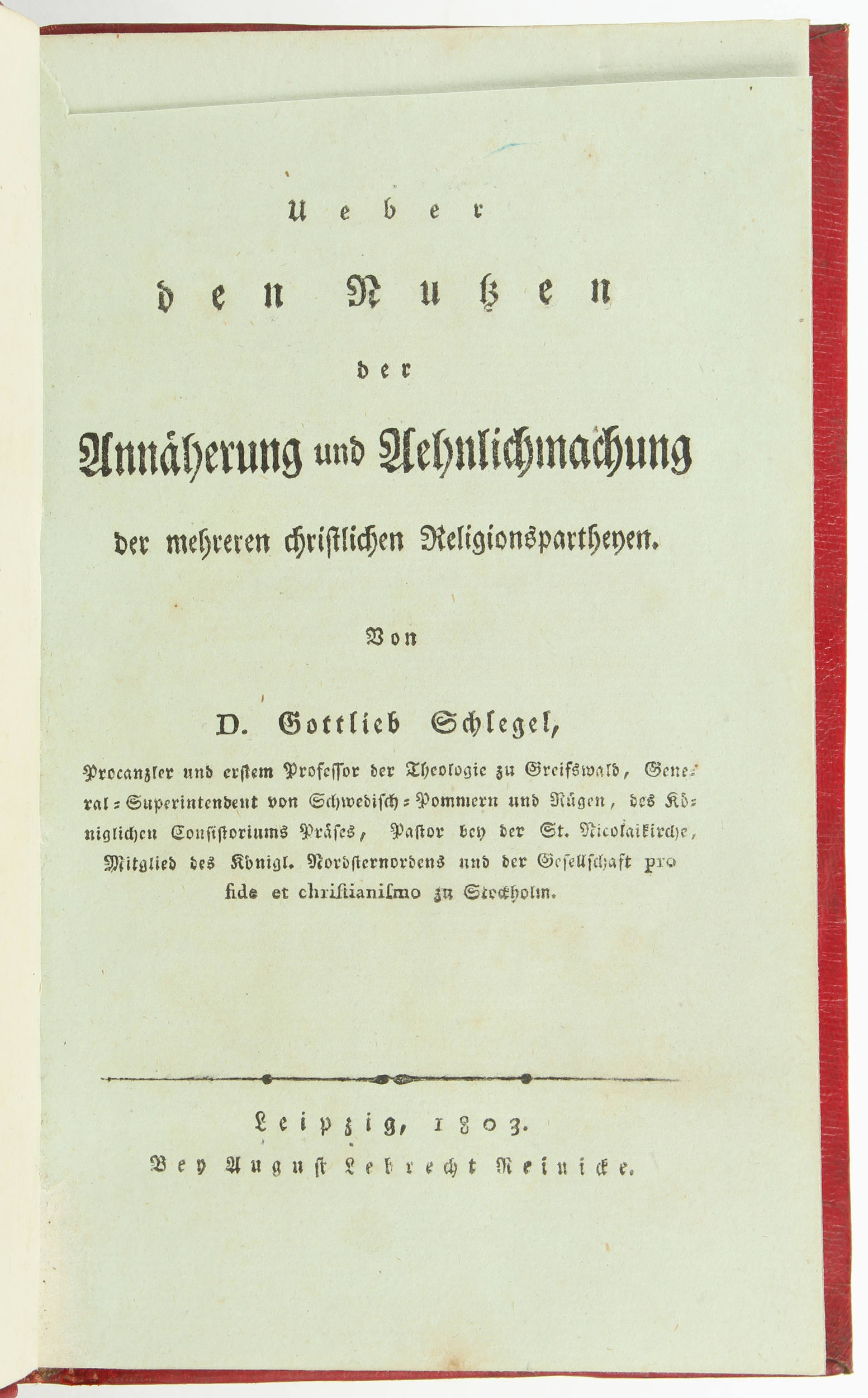 Konvolut Maroquinbände 1803-1850 / 12 Bde.