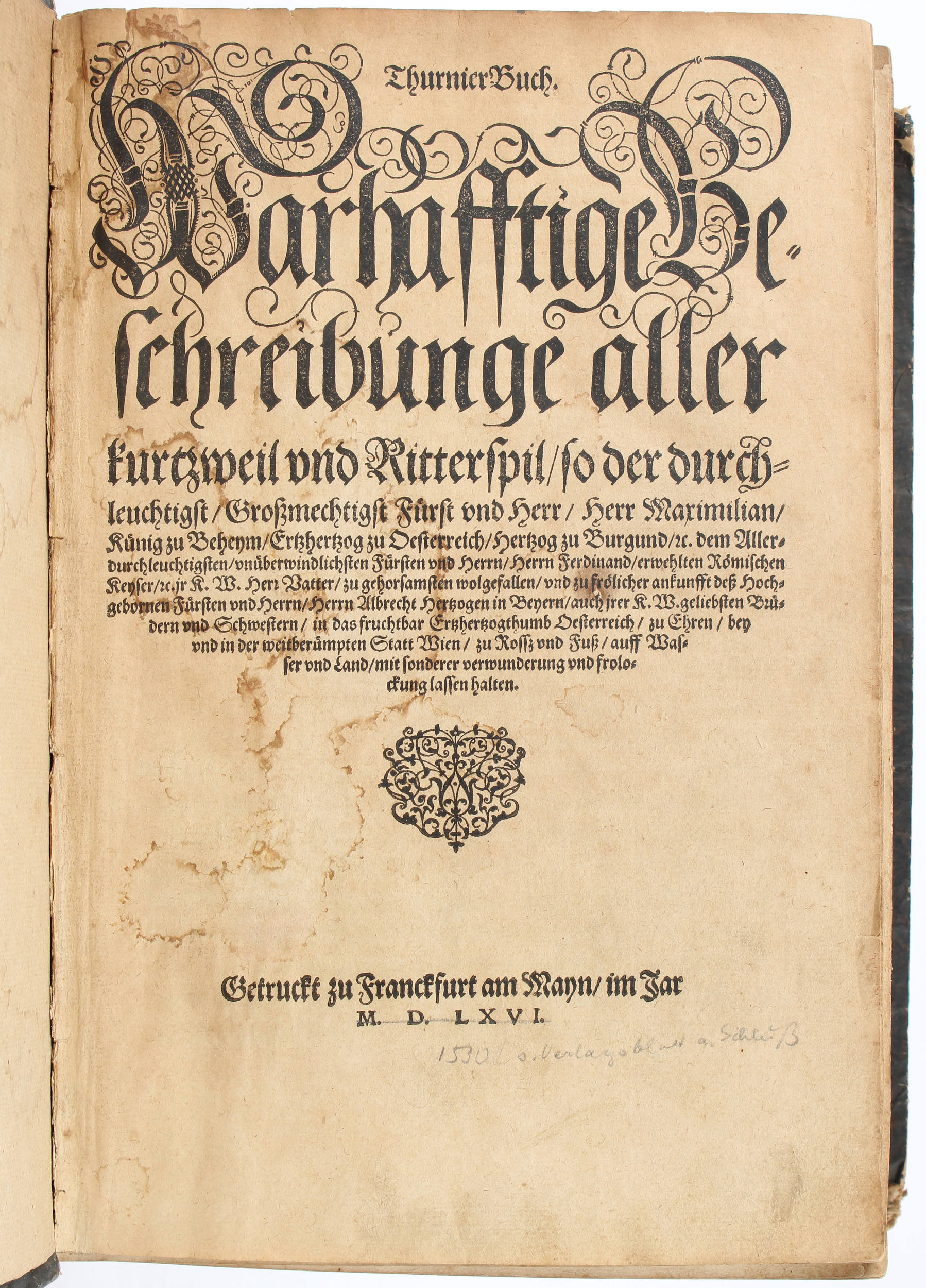 (Rüxner, Anfang des Thurnirs)