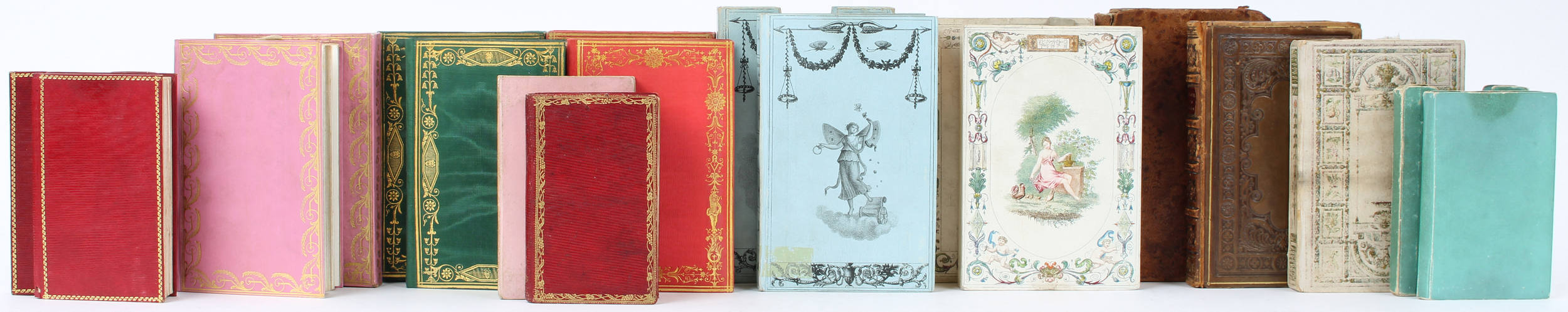 Konvolut französische Almanache. 12 Bde.