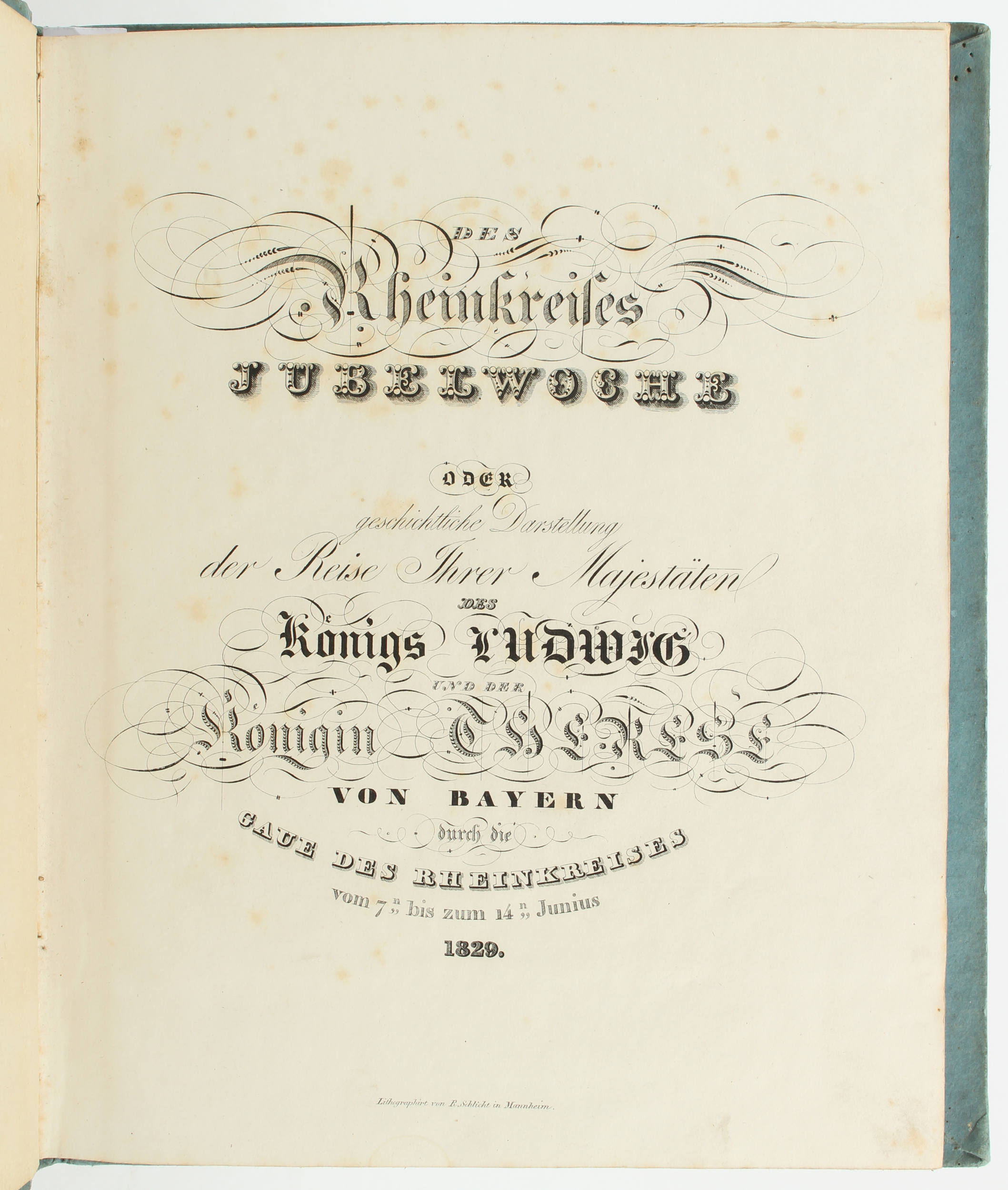 Des Rheinkreises Jubelwoche / 2 Bde.