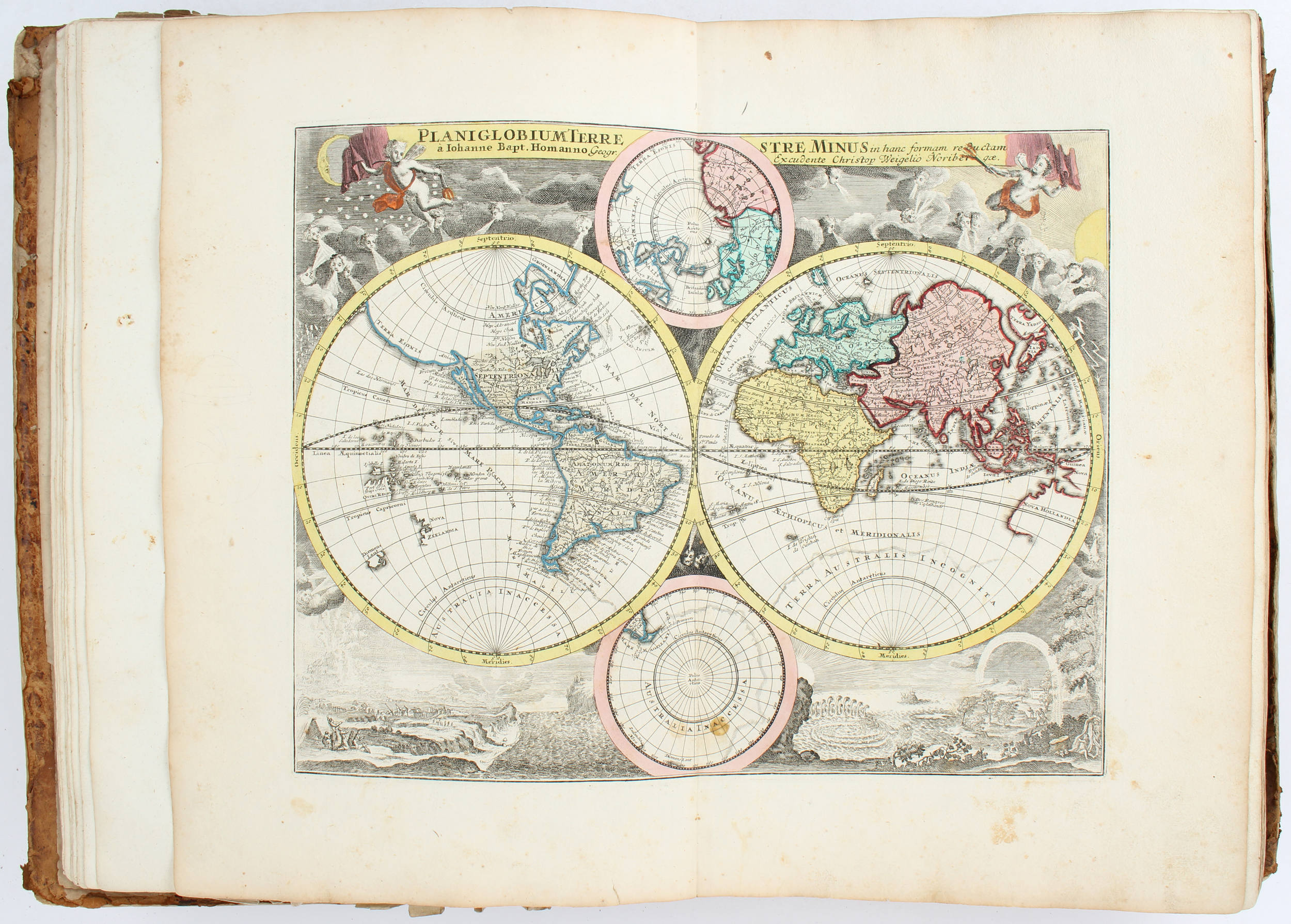 Weigel/Köhler, Schul- und Reisen-Atlas. 2 Tle. in 1 Bd.