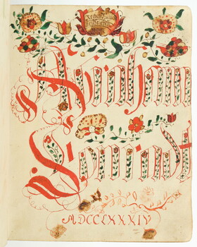 Rechenbuch. Handschrift 1784