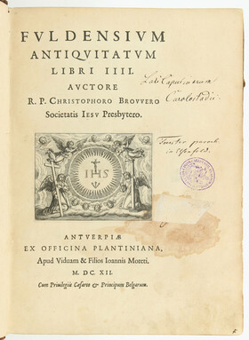 Brouwer, Fuldensium antiquitatum libri IIII