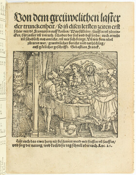 Franck, Von dem Laster der Trunckenheyt