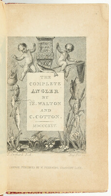 Walton/Cotton, Complete Angler. 1825