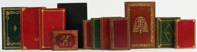 Konvolut Maroquinbände 1803-1850 / 12 Bde.