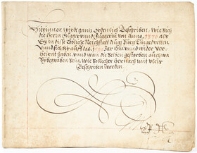 Handschrift über die Fugger. 1599