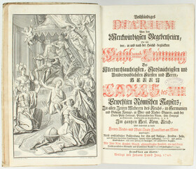 Krönungsdiarium Karls VII. 1742.