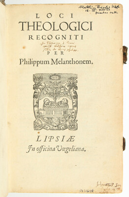 Melanchthon, Loci theologici