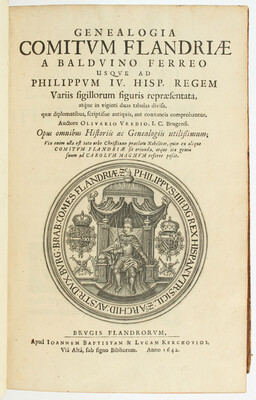 Vredius, Genealogia Comitum Flandriae