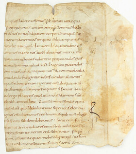 Augustinus, Einzelblatt (Fragment) aus De civitate Dei