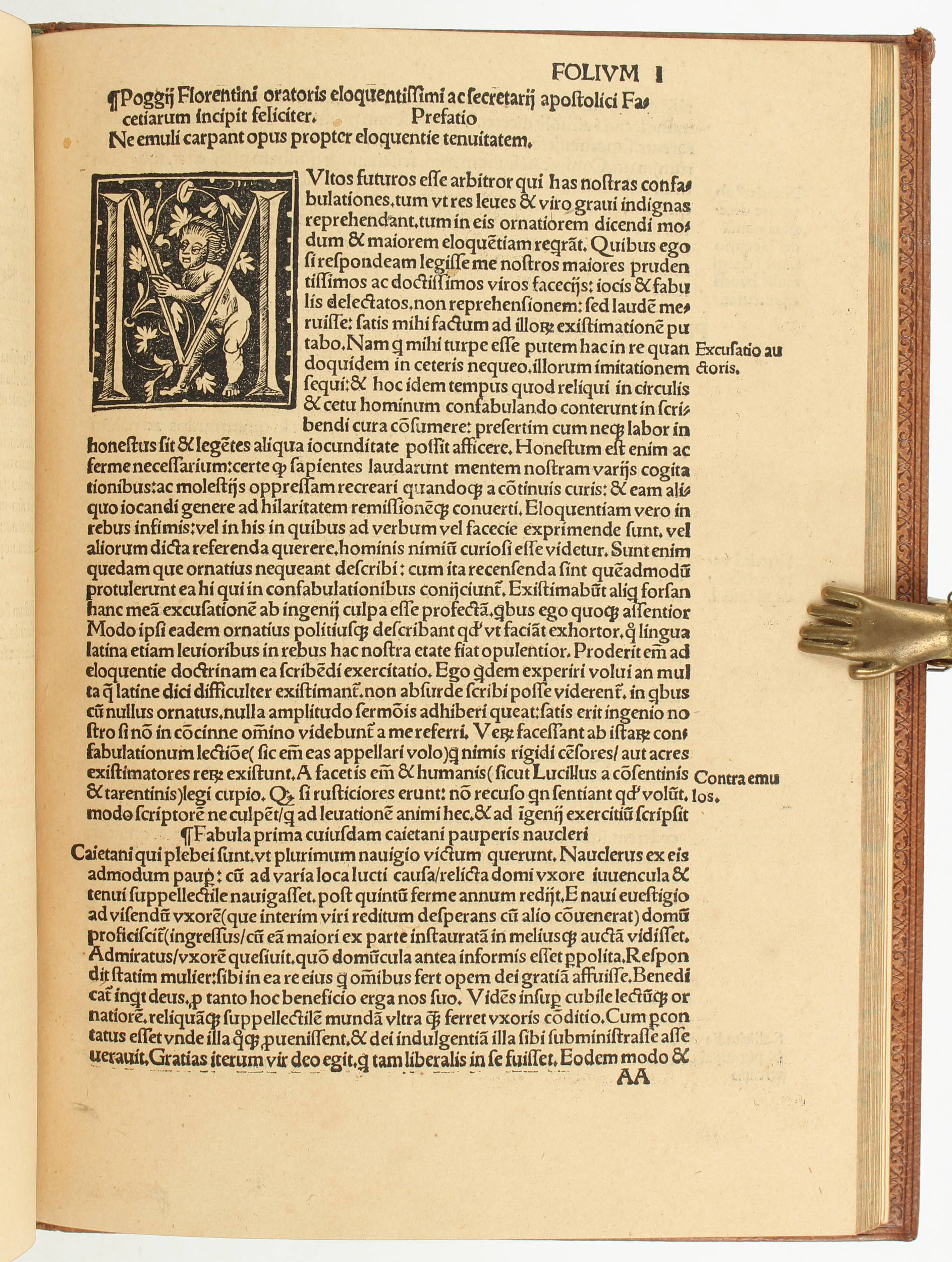 Poggio Bracciolini, Oratoris clarissimi. 1510