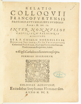 Morelles, Relatio colloquii