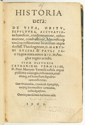 (Hubert), Historia vera