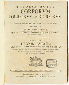 Euler, Theoria motus corporum