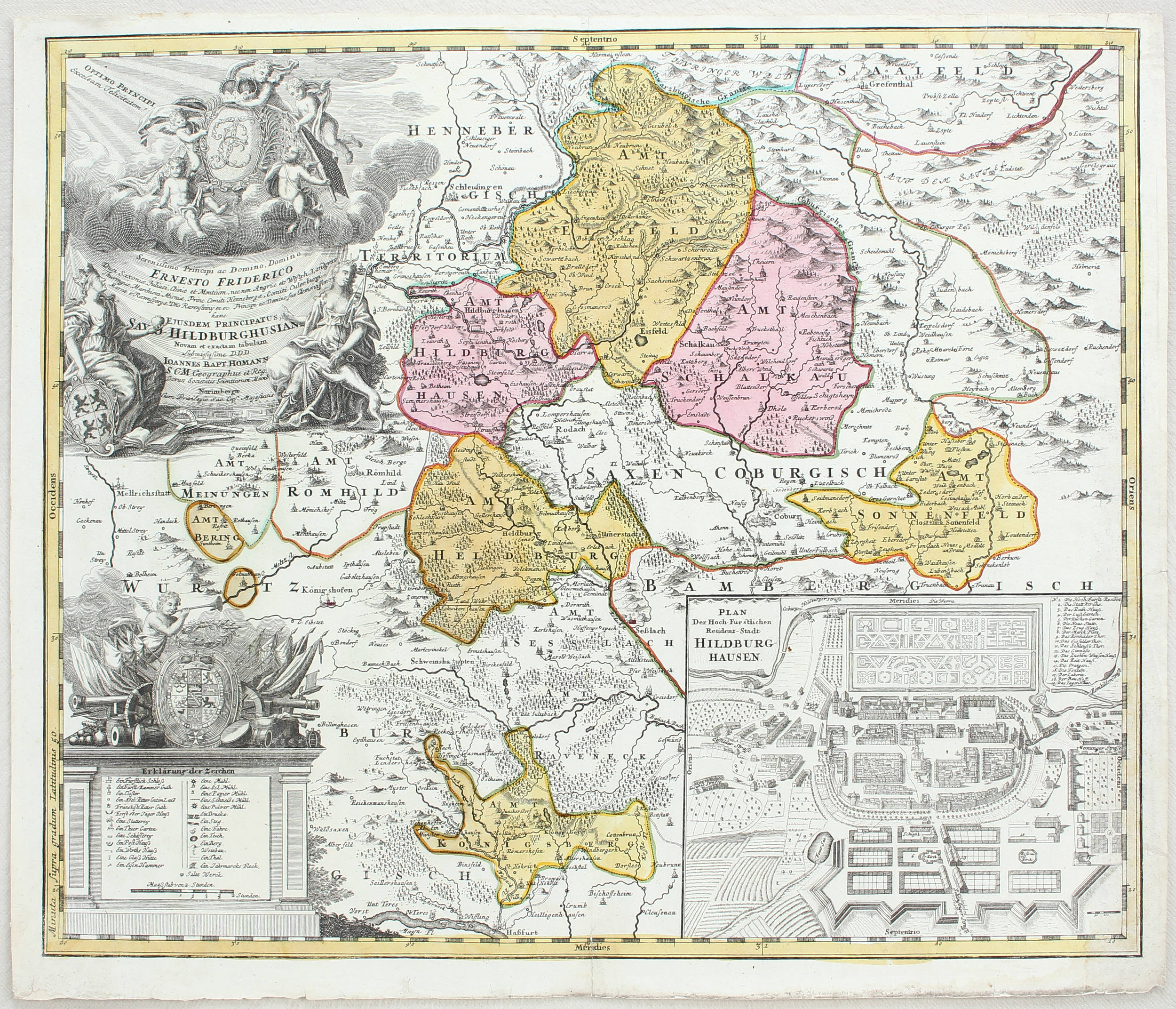 Thüringen. J. & C. Blaeu / 4 Bll.