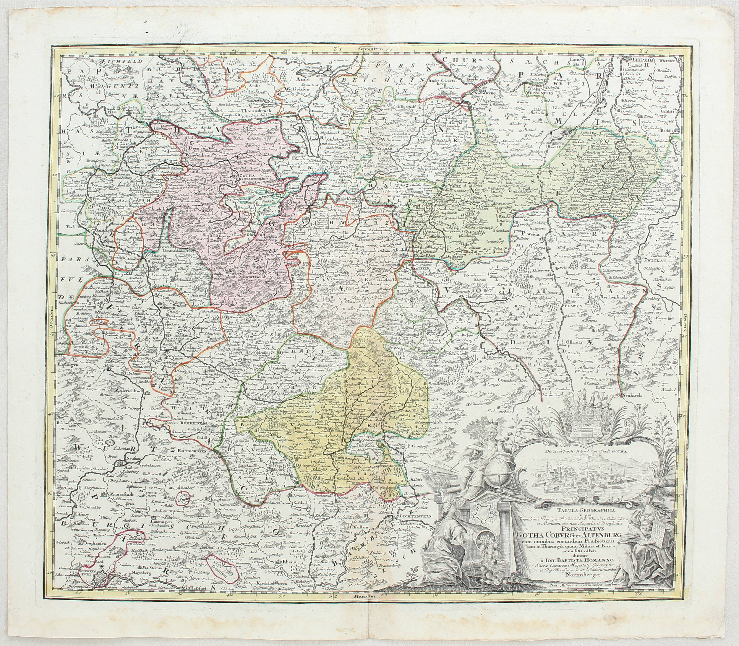 Thüringen. J. & C. Blaeu / 4 Bll.