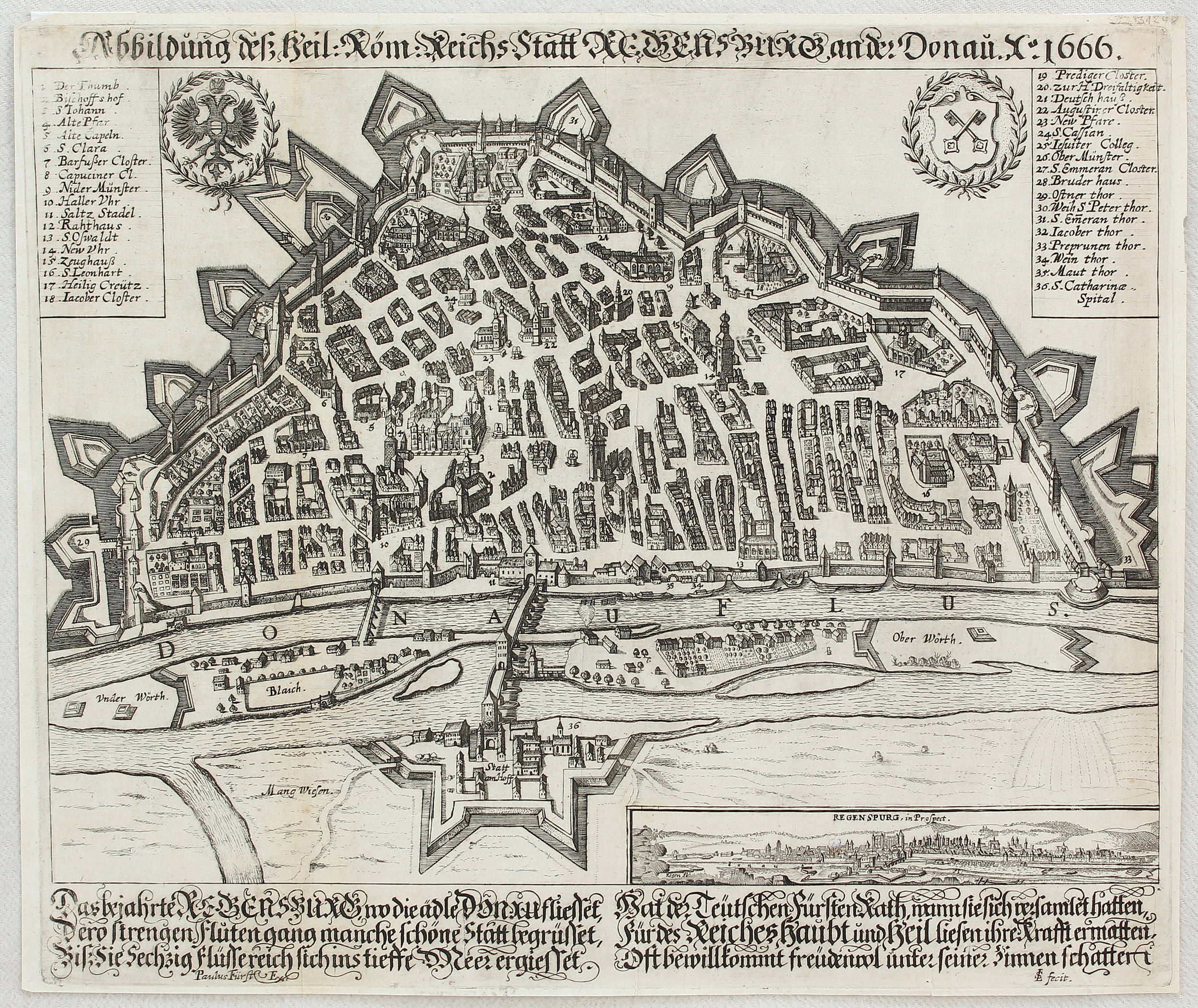 Deutsche Ansichten. 7 Bll. Schnitzer, Azelt u.a.