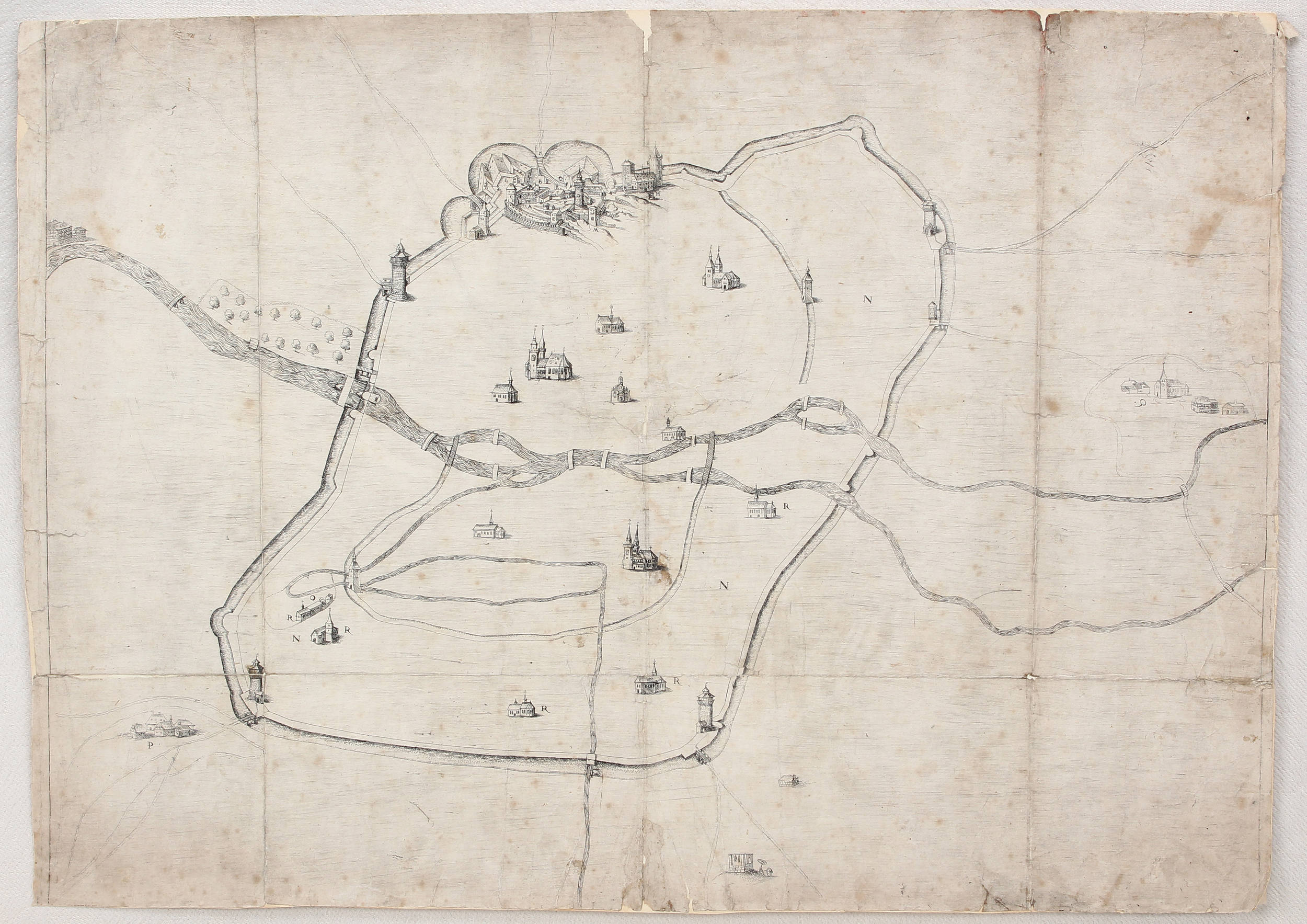 Nürnberg. Stadtplan. (G. Nöttelein)