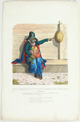 Karikaturen. Cholera. 3 Bll. / 12 Bll.