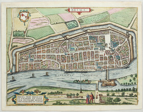 Bremen. Vogelschauans. (Braun-H.) / 4 Bll.