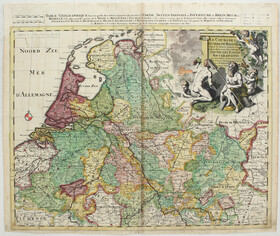 Niederlande & Belgien. 21 Bll. Jäger, Mercator u.a.