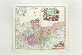 Brandenburg-Pommern. Homann / 3 Bll.