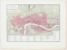 London. Stadtplan. Tardieu / 2 Bll.