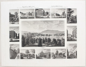 Genf. Sammelbild / 2 Bll. Isenring