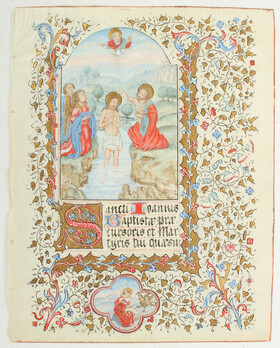 Einzelblatt Johannes Baptista / 3 Bll.