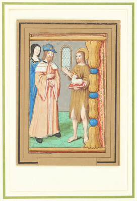 2 Einzelbll.: Johannes Baptista - Judith und Holofernes