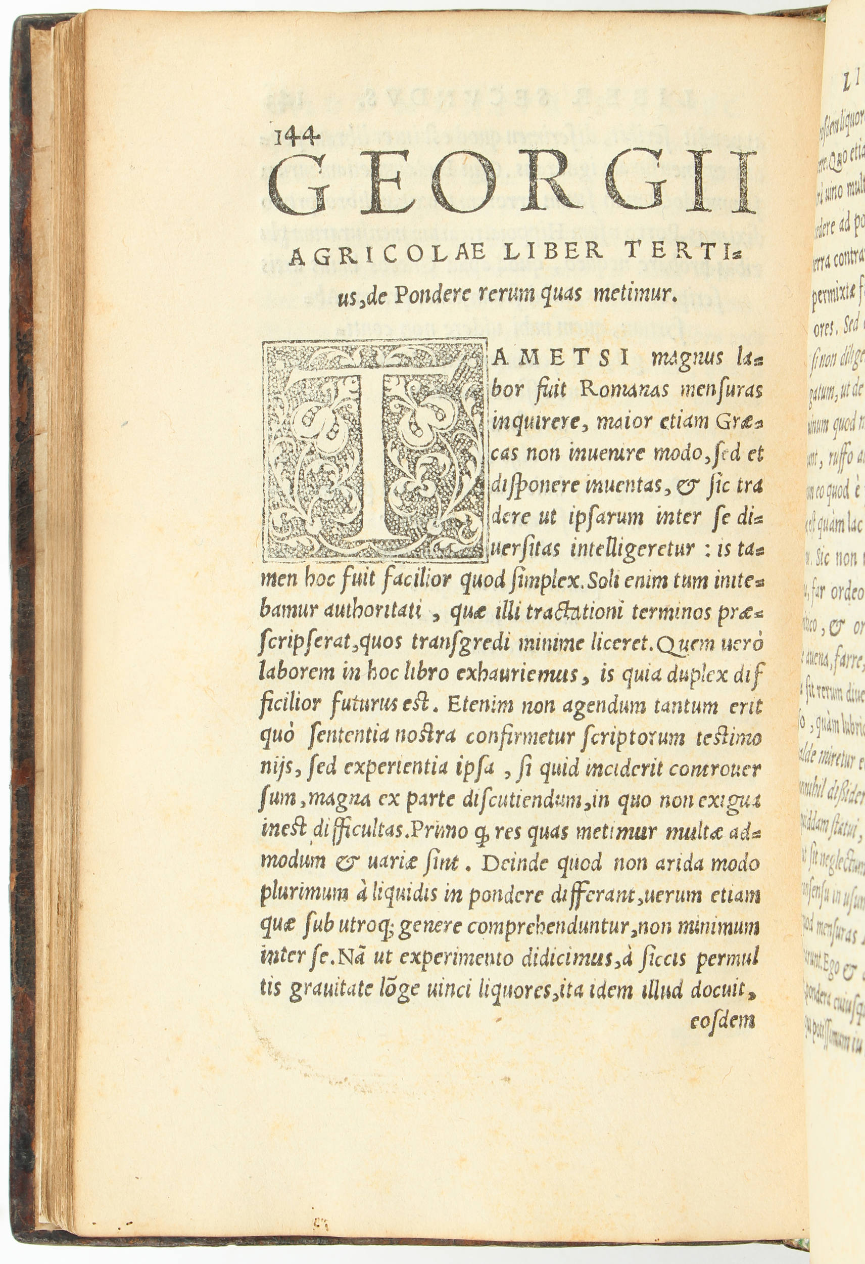 Agricola, De mensuris