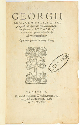 Agricola, De mensuris