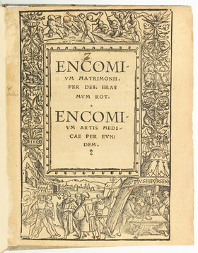 Erasmus Roterodamus, Encomium matrimonii. 1518