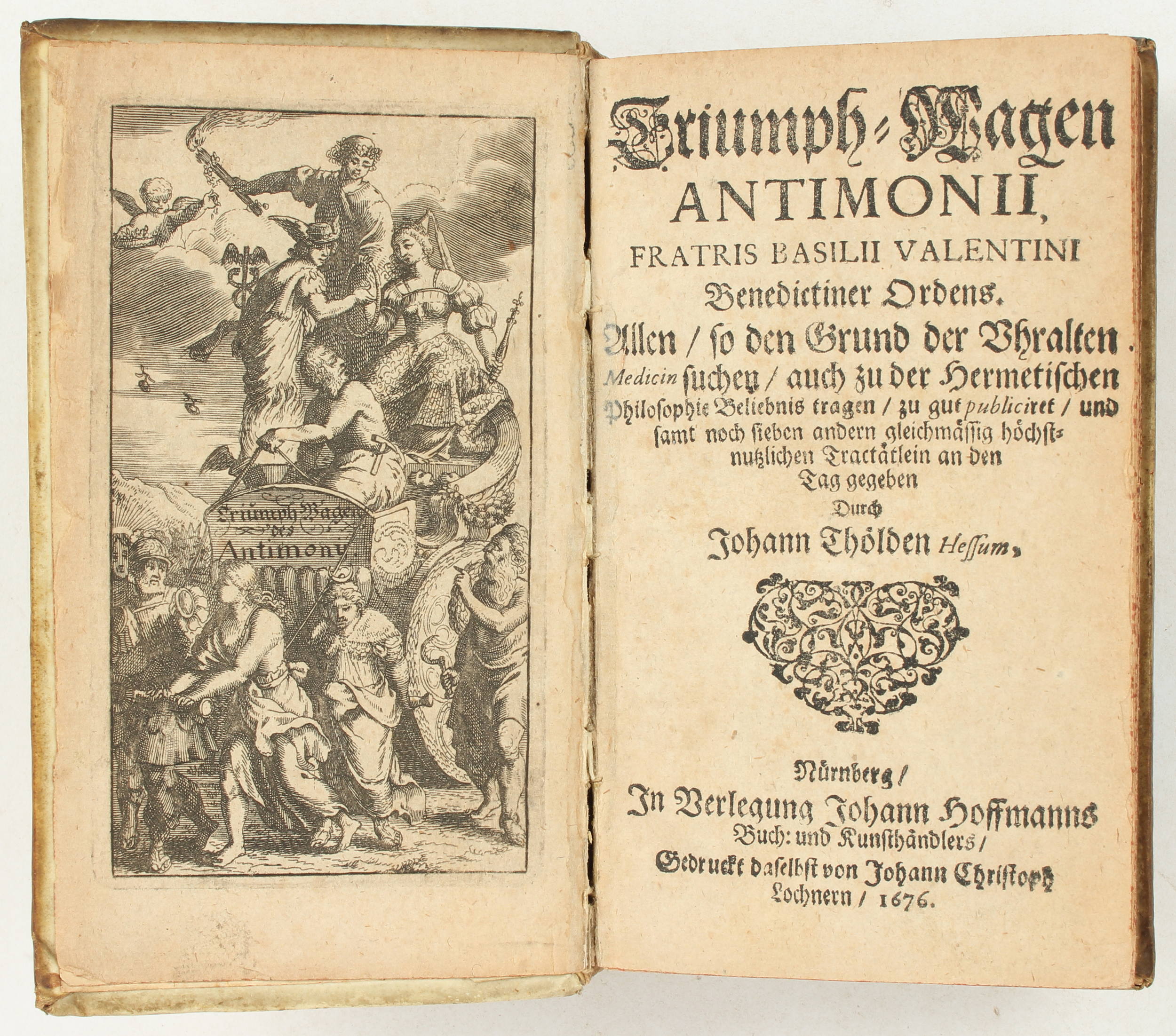 Basilius Valentinus, Triumph-Wagen Antimonii