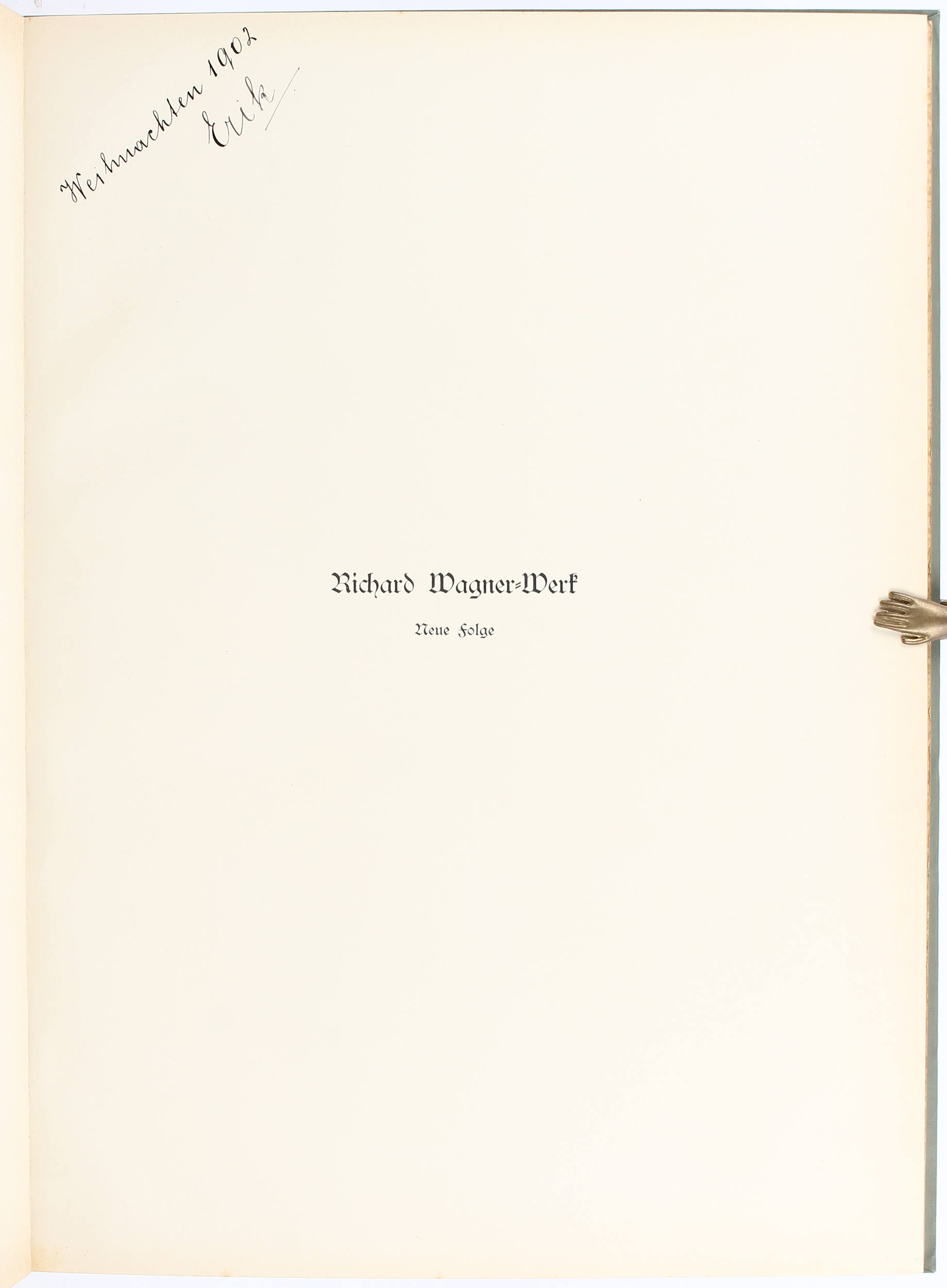 Leeke, Richard Wagner + Holland, Minnesänger. 3 Bde.