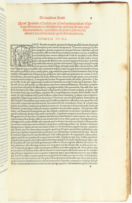 Johannes Chrysostomus, Opera. Venedig 1503 (EA). 2 Bde.