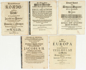 Jakob II. von England. Flugschriften. 5 Bde.