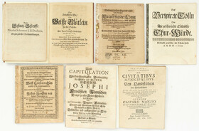 Flugschriften, Kleinschriften, Dissertationen 1620-1690 / 22 Hefte