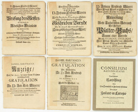 Konvolut Theologie 1631-1709. 11 Bde.