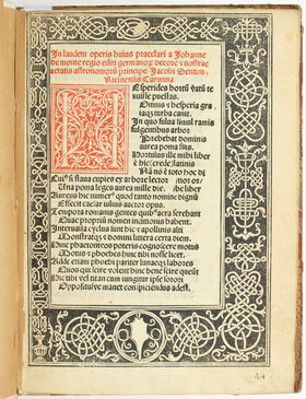 Regiomontanus, Kalendarium. 1482