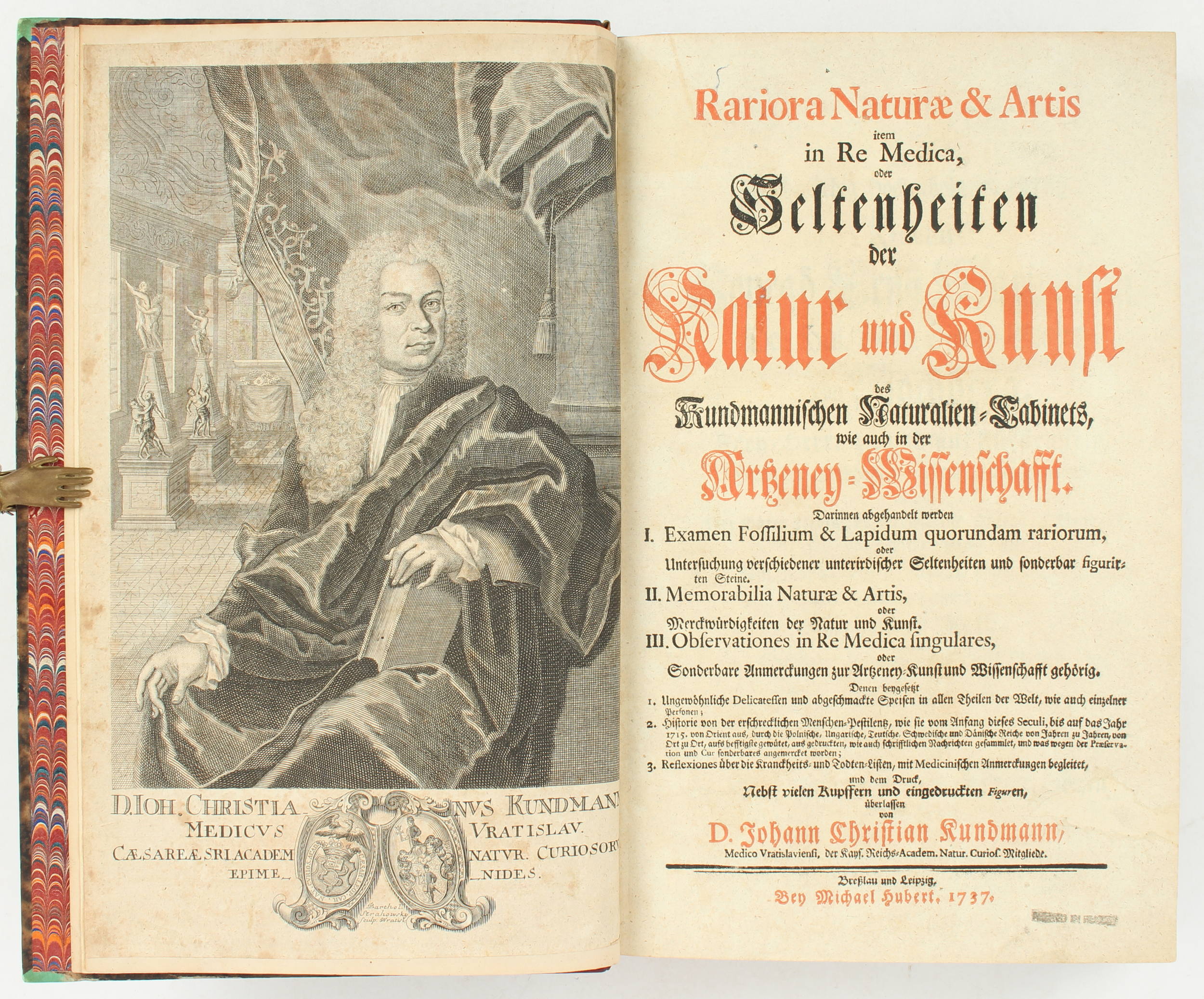 Kundmann, Rariora naturae oder Seltenheiten