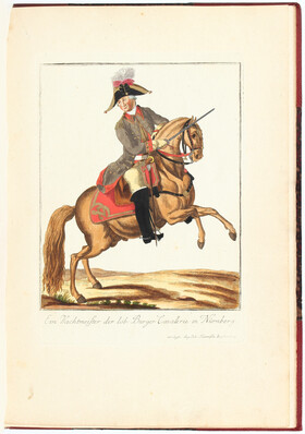 Der Stadt Nürnberg Löbl. Bürger-Cavallerie & Artillerie