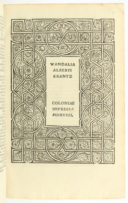 Krantz, Wandalia. Köln 1519