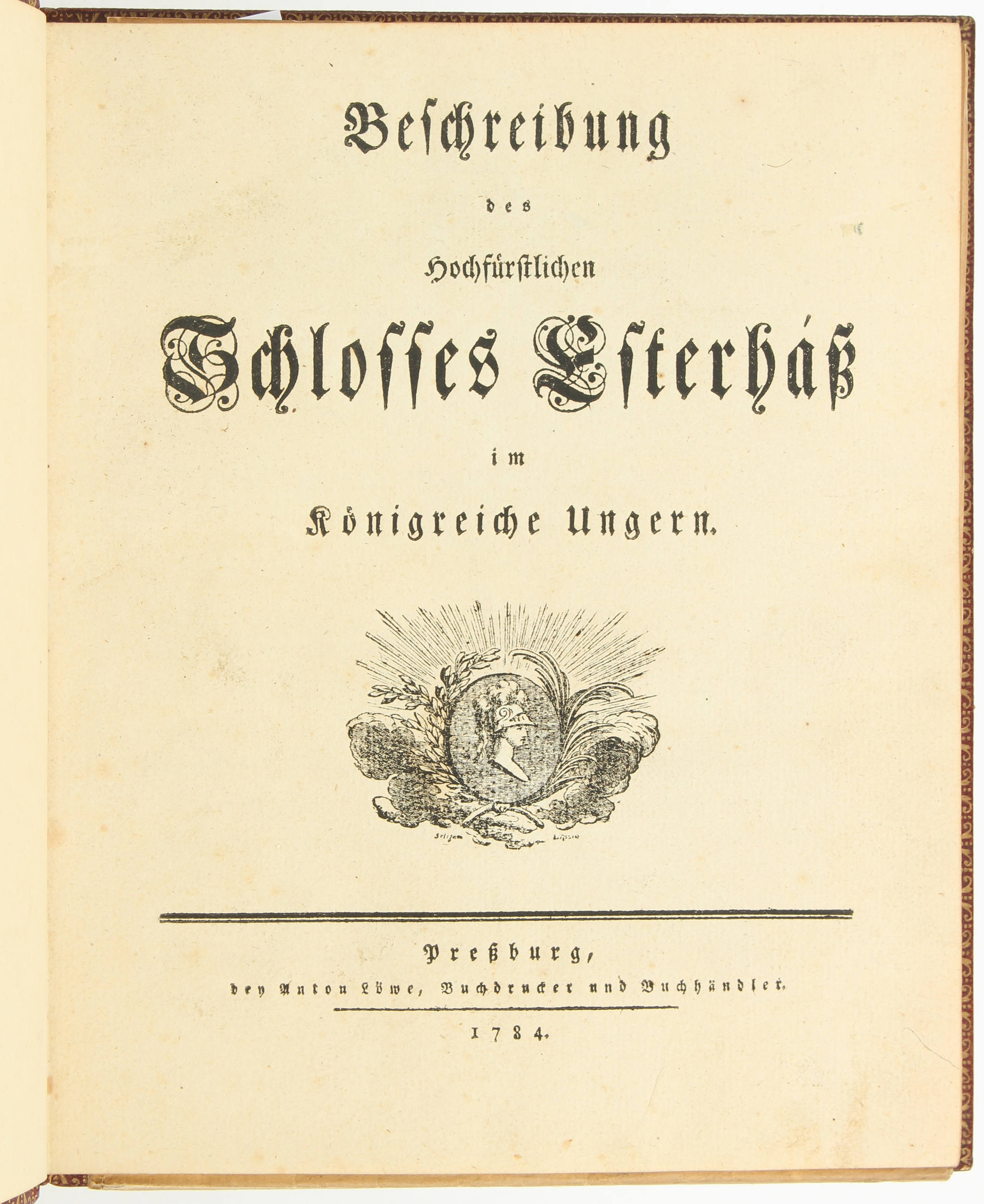Beschreibung des Schlosses Esterháß